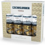 Czechoslovakia Vodka mini 40% 4 x 0,04 l (set) – Zboží Dáma