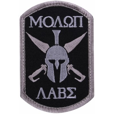 ROTHCO Nášivka MOLON LABE velcro ČERNÁ