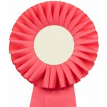 Kokarda jednořadá STANDARD průměr 11 cm růžová – Sleviste.cz