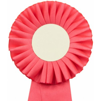Kokarda jednořadá STANDARD průměr 11 cm růžová – Sleviste.cz