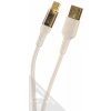 usb kabel XO NB229T Clear USB-C, bílý