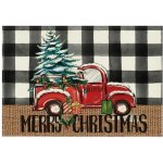 Textilomanie Vánoční prostírání na stůl MERRY CHRISTMAS 30x45 cm, bílé – Hledejceny.cz