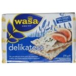 Wasa Delikatess celozrnný žitný křupavý chléb 270 g – Zboží Dáma