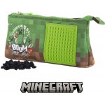 Pixie Crew velké pouzdro Minecraft ZELENO-HNĚDÉ – Zbozi.Blesk.cz