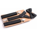 Amparo Miranda dětský set motýlek a kšandy MF02 černý – Zboží Mobilmania