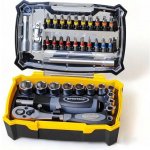 Sada bitů PROTECO a hlavic 1/4 38ks s ráčnou 43.SN B06 – Zboží Mobilmania