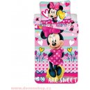 Jerry Fabrics Povlečení Minnie sweet micro Polyester mikrovlákno 140x200 70x90