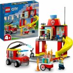 LEGO® City 60375 Hasičská stanice a auto hasičů – Zboží Živě