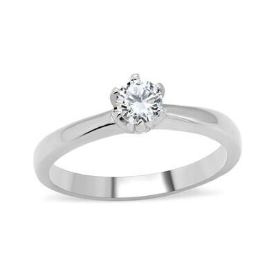 Šperky4U ocelový prsten se zirkonem AL 0055 – Zboží Dáma