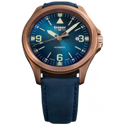 Traser P67 Officer Pro Automatic Bronze Blue kůže