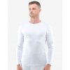 Pánské pyžamo Gina 78003 pánské pyžamové triko dl.rukáv 5 kusů v balení bílé