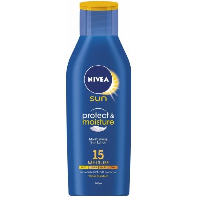 Nivea Sun Moisturizing mléko na opalování SPF15 200 ml