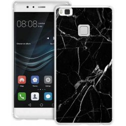 Pouzdro a kryt na mobilní telefon Huawei PROTEMIO 9413 MY ART kryt Huawei P9 Lite BLACK MARBLE (142)