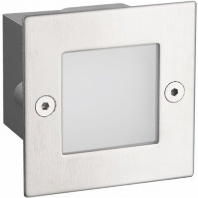 ACA Lighting LED zápustné nástěnné svítidlo PAS 2W/230V/3000K/90Lm/120°/IP54/IK08, matný nikl – Hledejceny.cz