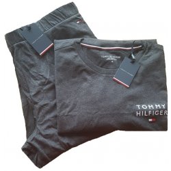 Tommy Hilfiger UM0UM03114 pánské pyžamo dlouhé šedé