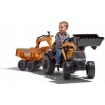 Falk Traktor šlapací Case s přední i zadní lžící – Hledejceny.cz