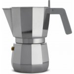Alessi Moka konvička na kávu, 6 šálků, hliníková DC06/6 – Zbozi.Blesk.cz