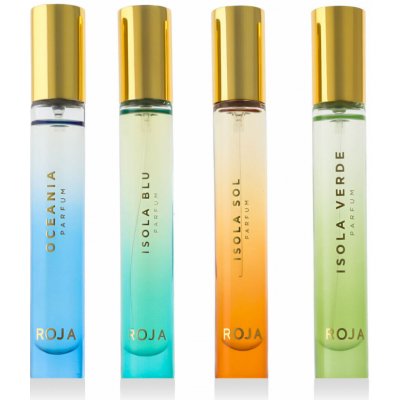 Roja Parfums Isola Travel Collection parfém Isola Verde 10 ml + parfém Isola Blu 10 ml + parfém Isola Sol 10 ml + parfém Oceania 10 ml – Zboží Mobilmania