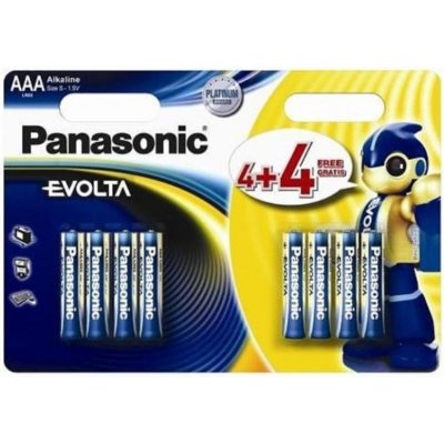 Panasonic Evolta AAA 8ks LR03EGE/8BW – Zbozi.Blesk.cz