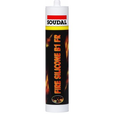 Soudal Fire silicone B1 FR 310 g bílá – Zboží Mobilmania