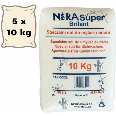 NéRA Super Brilant Sůl do myčky 5 x 10 kg – Sleviste.cz