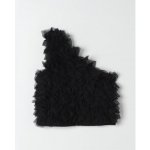 Twinset top přes rameno s tylem černý – Zboží Dáma