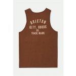 Brixton Woodburn Tank Top Pinecone Brown/Hazelnut – Zbozi.Blesk.cz