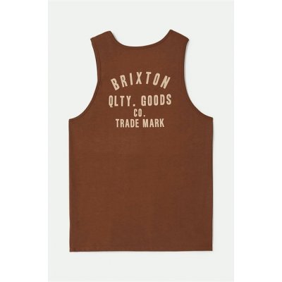Brixton Woodburn Tank Top Pinecone Brown/Hazelnut – Zbozi.Blesk.cz