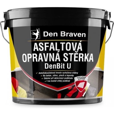 Asfaltová opravná stěrka DenBit U 5 kg Den Braven – Sleviste.cz