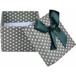 JK Box Zelená puntíkatá krabička na náušnice nebo prsten KK-3/A19 – Zboží Mobilmania