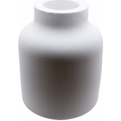 VOJA HOME Váza Celesta z modifikované pryskyřice matná bílá pískovcová 17 × 14 cm – Hledejceny.cz