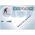 VIZINGR Lyžování diplom A4 č.2 Lyže č.2 BEZ TEXTU – Hledejceny.cz