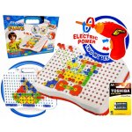 KIK KX7838 Mozaika dětské puzzle plastové bloky + šroubovák – Zboží Mobilmania