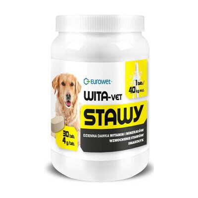 EUROWET Wita-Vet Klouby 4 g 30 tab. vitamíny a minerály na klouby pro psy – Hledejceny.cz