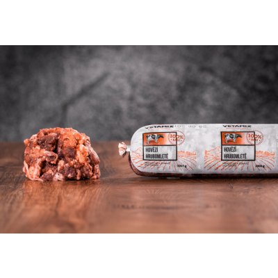 Vetamix hovězí maso hrubomleté 1 kg – Zboží Mobilmania