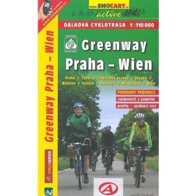 Greenway Praha-Wien 1:110 000