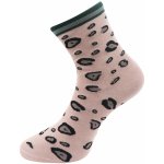 Biju dámské ponožky s leopardím potiskem NPC3625 9001478-1 9001478D růžové – Zboží Mobilmania