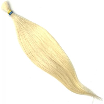 Pravé vlasy BLOND 55 cm v copu 37 gr – Zboží Mobilmania