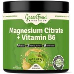 GreenFood Nutrition Magnesium Citrate + Vitamin B6 - Malina 150 g – Hledejceny.cz