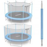 Neo-Sport Spodní sloupek trampolíny s vnější a vnitřní sítí 252 - 435 cm modrý – Sleviste.cz