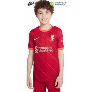 Nike dětský dres Liverpool FC 2021/22 Stadium domácí Červená