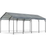 Garden Point Kovový přístřešek pro auto Texas 3,6 x 6 m antracitový – Hledejceny.cz