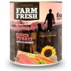 Konzerva pro psy Topstein Farm Fresh Krůta s mrkví 24 x 800 g