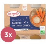 Babybio mrkvové mouliné s quinoa 2 x 200 g – Hledejceny.cz
