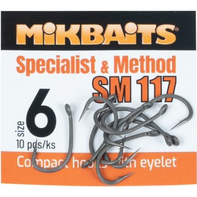 Mikbaits Specialist & Method SM 117 vel.6 10 ks – Zboží Mobilmania