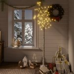 Nabytek XL Vánoční strom 180 LED 1,8m teplé bílé světlo vrba dovnitř i ven – Hledejceny.cz