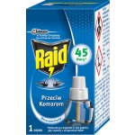 Raid elektrický odpařovač s eukalyptovým olejem proti komárům náhradní náplň 45 nocí 27 ml – Hledejceny.cz