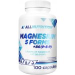 Allnutrition Magnesium 5 Forms + B6 P-5-P 100 kapslí – Hledejceny.cz