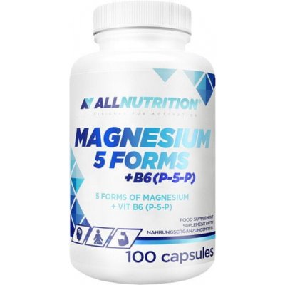 Allnutrition Magnesium 5 Forms + B6 P-5-P 100 kapslí – Hledejceny.cz