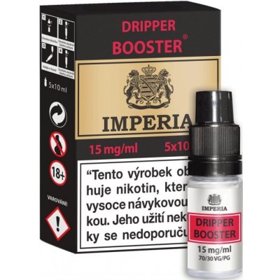 Imperia Báze Dripper Booster PG30/VG70 15mg 5x10ml – Hledejceny.cz